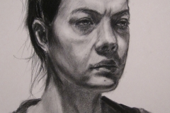 Young Woman 2 - Charcoal