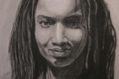 Young Woman - Charcoal